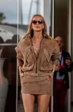 TATIANA KORSAKOVA Leaves Hotel Martinez Hotel at 77th Cannes Film Festival 05/15/2024