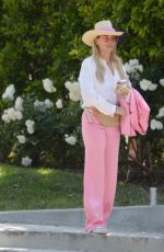 TEDDI MELLENCAMP Dresses as a Pink Cowgirl Out in Los Angeles 05/11/2024