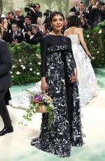 TESSA THOMPSON at Met Gala Celebrating Sleeping Beauties: Reawakening Fashion in New York 05/06/2024