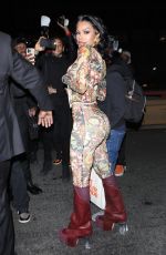 TEYANA TAYLOR Leaves a Met Gala Afterparty in New York 05/07/2024