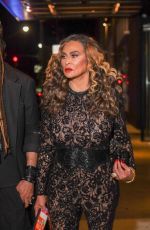 TINA KNOWLES Arrives at Patti LaBelle
