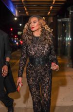 TINA KNOWLES Arrives at Patti LaBelle