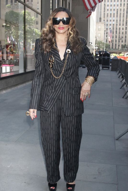 TINA KNOWLES Arrives at Today Show in New York 05/20/2024