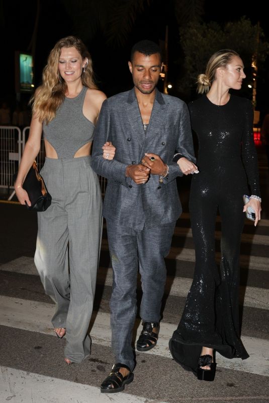 TONI GARRN and CANDICE SWANEPOEL Night Out in Cannes 05/20/2024