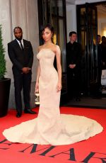 TYLA Leaves Mark Hotel for 2024 Met Gala in New York 05/06/2024