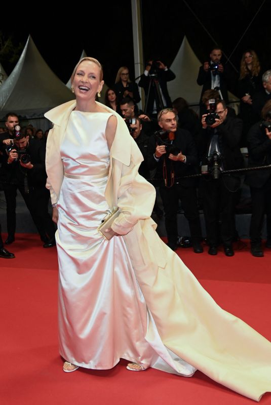 UMA THURMAN at Oh Canada Premiere at 77th Cannes International Film Festival 05/17/2024