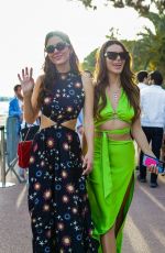 VICTORIA JUSTICE and MADISON REED Out on Croisette at Cannes Film Festival 05/19/2024