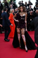 WINNIE HARLOW at The Count of Monte Cristo Premiere at 77th Cannes Film Festival 05/22/2024