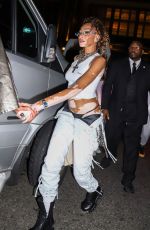 WINNIE HARLOW Leaves a Met Gala Afterparty in New York 05/07/2024
