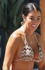 YAZMIN OUKHELLOU in Bikini on Vacation in Ibiza 05/13/2024
