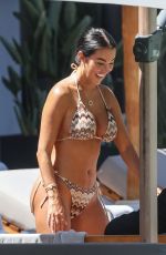 YAZMIN OUKHELLOU in Bikini on Vacation in Ibiza 05/13/2024