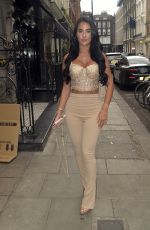 YAZMIN OUKHELLOU Out for Her Birthday Celebrations in London 04/05/2024