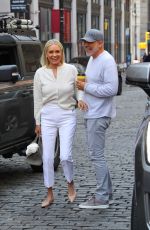 YOLANDA HADID and Joseph Jingoli Out in New York 05/03/2024