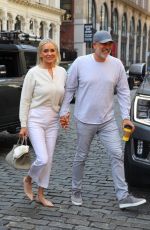 YOLANDA HADID and Joseph Jingoli Out in New York 05/03/2024