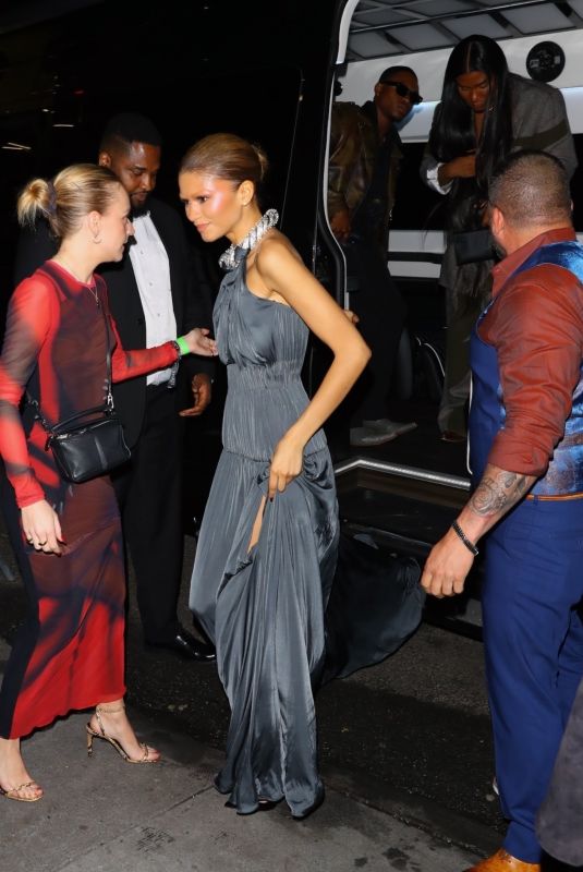 ZENDAYA Arrives at Loewe’s Met Gala Afterparty in New York 05/06/2024