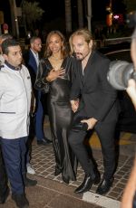 ZOE SALDANA and Marco Perego Arrives at Marriott Hotel in Cannes 05/19/2024