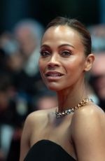 ZOE SALDANA at Emilia Perez Premiere at 77th Annual Cannes Film Festival 05/18/2024
