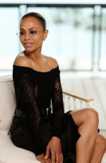 ZOE SALDANA at Kerning Women in Motion Photocall in Cannes 05/20/2024