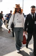 ZOE SALDANA Leaves Her Hotel in New York 05/01/2024