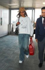 ZOE SALDANA Leaves Her Hotel in New York 05/01/2024