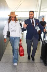 ZOE SALDANA Leaves Her Hotel in New York 05/01/2024