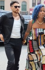 AJA MONET Out at Tribeca Festival in New York 06/15/2024