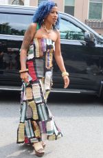 AJA MONET Out at Tribeca Festival in New York 06/15/2024