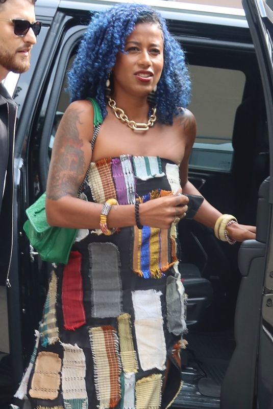 AJA MONET Out at Tribeca Festival in New York 06/15/2024