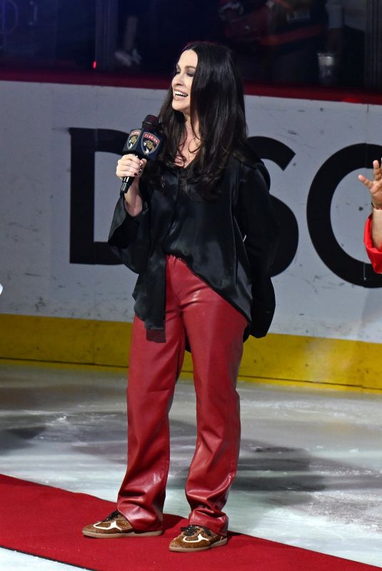 ALANIS MORISSETTE  Performs Canadian and U.S. National Anthems at 2024 Stanley Cup Finals in Sunrise 06/24/2024