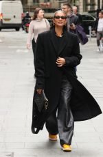 ALESHA DIXON Arrives at Global Offices in London 06/04/2024