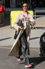 ALESHA DIXON Leaves Zoe Ball Breakfast Show in London 06/07/2024