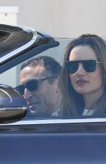 ALESSANDRA AMBROSIO and Mohammed Al Turki Leaves Il Pastaio in Beverly Hills 06/13/2024