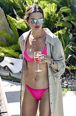 ALESSANDRA AMBROSIO in Bikini at a Pool Party with Friends in Hollywood Hills 06/15/2024