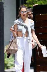ALESSANDRA AMBROSIO Leaves a Gym in Los Angeles 06/04/2024