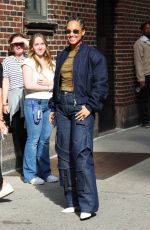 ALICIA KEYS Arrives at Late Show With Stephen Colbert in New York 06/03/2024