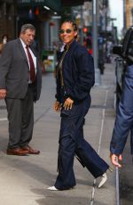 ALICIA KEYS Arrives at Late Show With Stephen Colbert in New York 06/03/2024