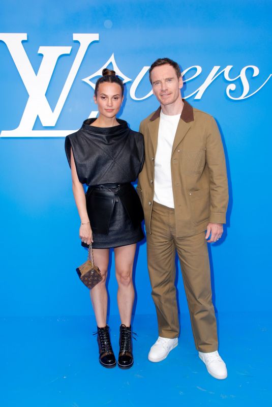ALICIA VIKANDER at Louis Vuitton Fashion Show in Paris 06/18/2024
