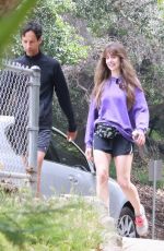 ALISON BRIE and Danny Pudi Out Hiking at Griffith Park in Los Angeles 06/11/2024