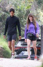 ALISON BRIE and Danny Pudi Out Hiking at Griffith Park in Los Angeles 06/11/2024