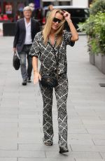 AMANDA HOLDEN Arrives at Heart Radio in London 05/31/2024
