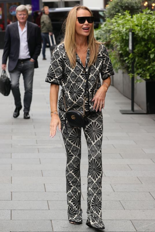AMANDA HOLDEN Arrives at Heart Radio in London 05/31/2024