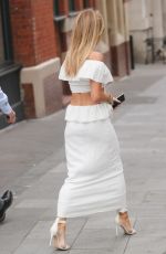 AMANDA HOLDEN Arrives at Heart Radio in London 06/28/2024