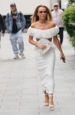AMANDA HOLDEN Arrives at Heart Radio in London 06/28/2024