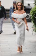 AMANDA HOLDEN Arrives at Heart Radio in London 06/28/2024