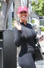 AMBER ROSE Leaves Il Pastaio in Beverly Hills 06/07/2024