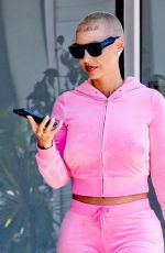 AMBER ROSE Waiting for Her Order at a Local Deli in Bel Air 06/15/2024