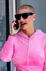 AMBER ROSE Waiting for Her Order at a Local Deli in Bel Air 06/15/2024