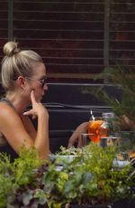 AMY ROBACH Enjoying a Drink with a Friend in New York 06/21/2024