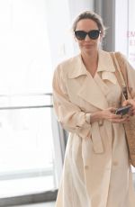 ANGELINA JOLIE Arrives at JFK Airport in New York 06/24/2024