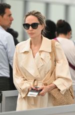 ANGELINA JOLIE Arrives at JFK Airport in New York 06/24/2024